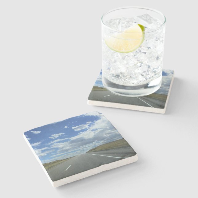 Dessous-de-verre En Pierre Plaines du Montana (Côté)