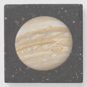 Dessous-de-verre En Pierre Planète Jupiter Starry Sky