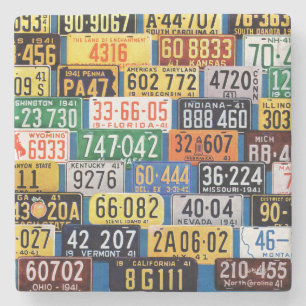 Dessous-de-verre En Pierre Plaques minéralogiques par H. Wilson Smith