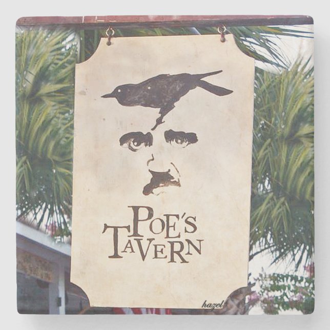 Dessous-de-verre En Pierre Poe's Tavern Sullivan's Island, Charleston, (Devant)