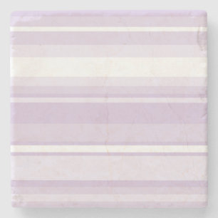 Dessous-de-verre En Pierre Poignée rayures violettes