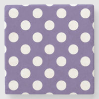 Pois blancs sur ultra violet