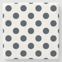 Pois bleu marine foncé