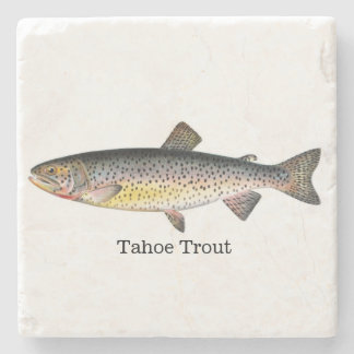 Dessous-de-verre En Pierre Poissons de truite de Tahoe