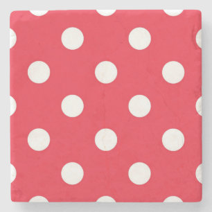 Dessous-de-verre En Pierre Polka dot