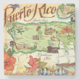 Dessous-de-verre En Pierre Porto Rico