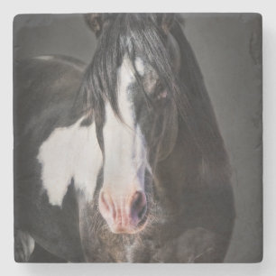 Dessous-de-verre En Pierre Portrait de cheval II