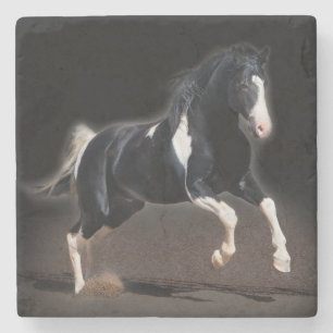 Dessous-de-verre En Pierre Portrait de cheval VIII