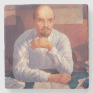 Dessous-de-verre En Pierre Portrait de Vladimir Lénine