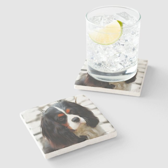 Dessous-de-verre En Pierre Portrait d'Espagne (Côté)