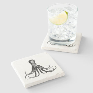 Dessous-de-verre En Pierre Poulpe vintage