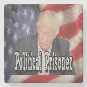Dessous-de-verre En Pierre Prisonnier politique de Trump