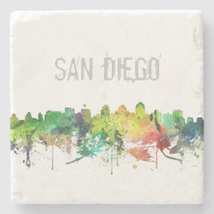 DESSOUS-DE-VERRE EN PIERRE PS D'HORIZON DE SAN DIEGO -