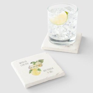 Dessous-de-verre En Pierre Quand la vie vous donne des citrons Ajouter Tequil