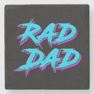 Dessous-de-verre En Pierre Rad Papa Retro 80's