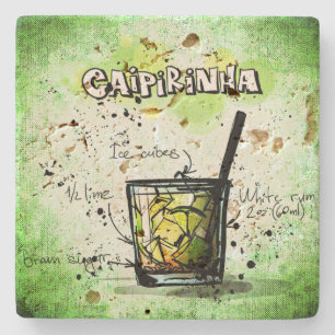 Dessous-de-verre En Pierre Recette de boisson Caipirinha