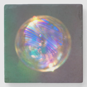 Dessous-de-verre En Pierre Réflexion de bulle flottante