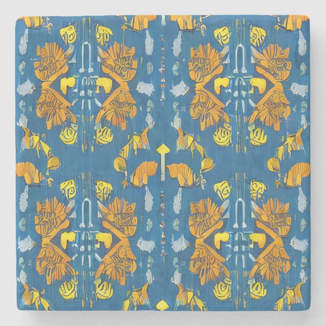 Dessous-de-verre En Pierre Réflexions nordiques - Un Ode à Svenskt Tenn (Devant)