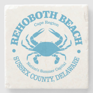 Dessous-de-verre En Pierre Rehoboth Beach (crabe)
