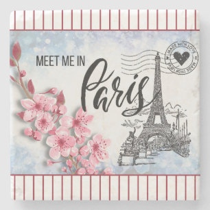 Dessous-de-verre En Pierre Rencontrez-moi à Paris