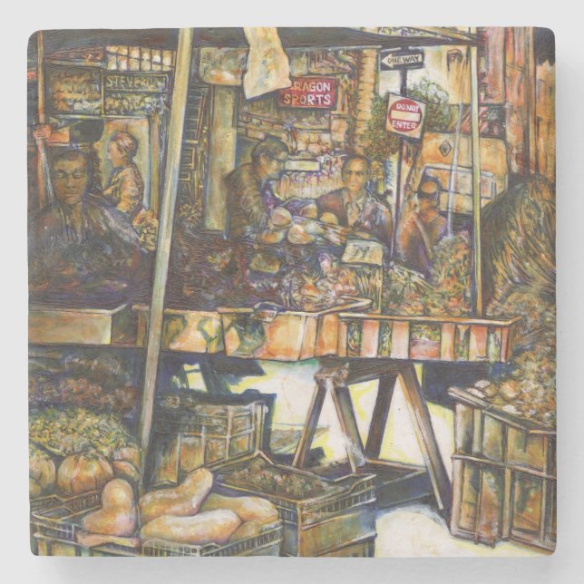 Dessous-de-verre En Pierre Rend la créativité plus éclatante (Devant)