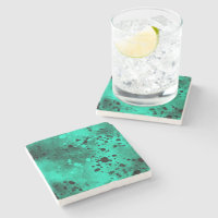 Retro Green Paint Splatter