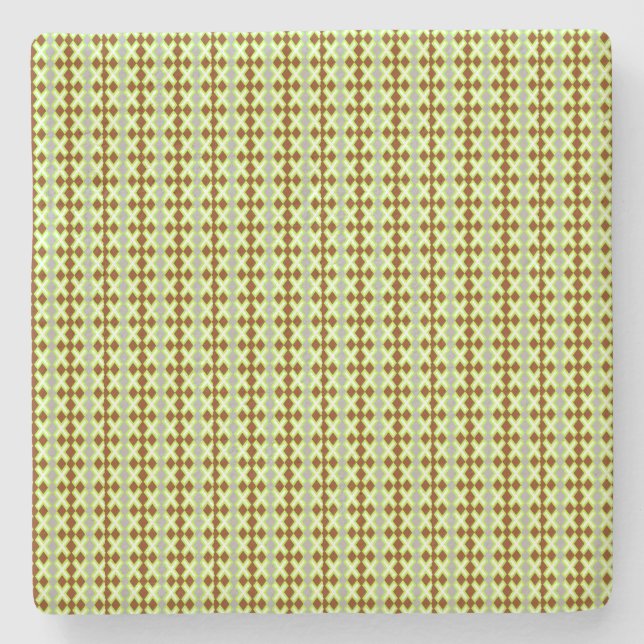 Dessous-de-verre En Pierre Retro-Limestone-Coasters_Lime-Chocolate (Devant)