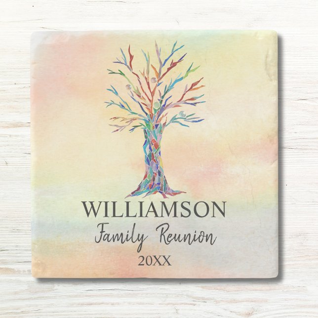 Dessous-de-verre En Pierre Réunion familiale (Créateur téléchargé)