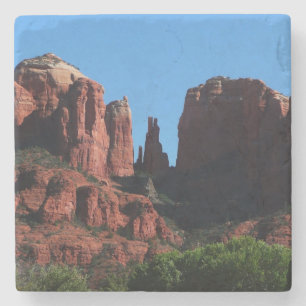 Dessous-de-verre En Pierre Rocher de la Cathédrale à Sedona Arizona Monument