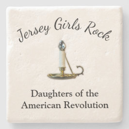 Dessous-de-verre En Pierre Rock de Jersey Girls