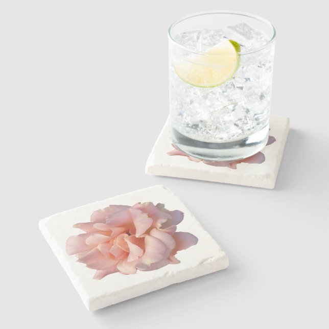 Dessous-de-verre En Pierre rose (Côté)