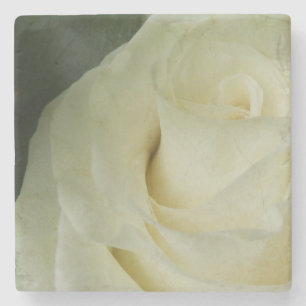 Dessous-de-verre En Pierre Rose blanche