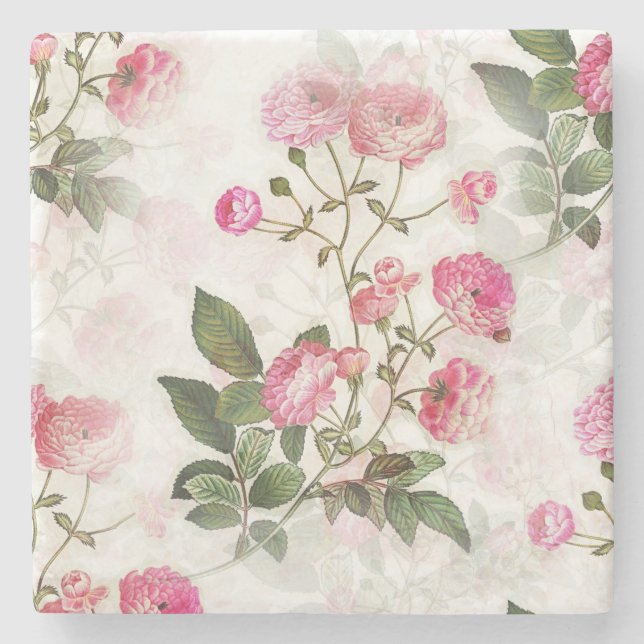 Dessous-de-verre En Pierre Rose rose rose (Devant)