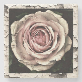 Dessous-de-verre En Pierre Rose rose vintage