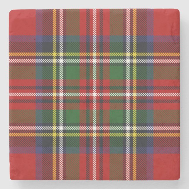 Dessous-de-verre En Pierre Royal Stewart Tartan (Devant)