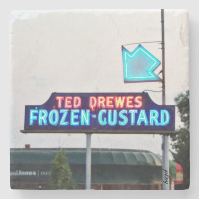Dessous-de-verre En Pierre Saint-Louis, Ted Drewes, Dessous de verre Saint-Lo (Devant)
