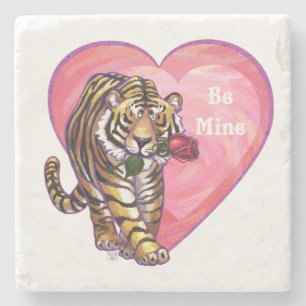 Dessous-de-verre En Pierre Saint Valentin de Tigre