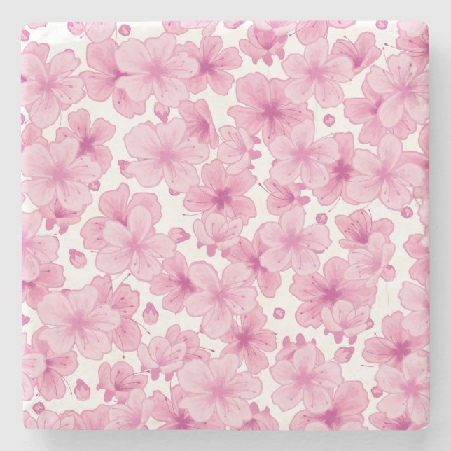 Dessous-de-verre En Pierre Sakura (Devant)