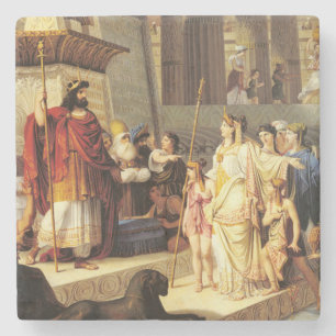 Dessous-de-verre En Pierre Salomon et la reine de Saba - Giovanni De Min