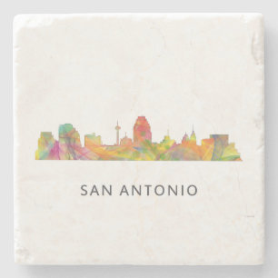 DESSOUS-DE-VERRE EN PIERRE SAN ANTONIO LE TEXAS WB1 -