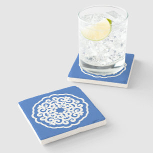 Dessous-de-verre En Pierre Sapphire Asiatique Moods Mandalla