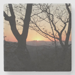 Dessous-de-verre En Pierre Shenandoah Sunset National Park Paysage