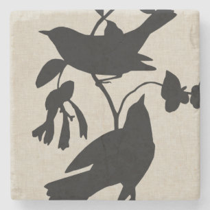 Dessous-de-verre En Pierre Silhouette Audubon IV