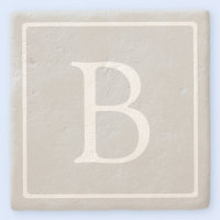 Simple Light Grey monogram