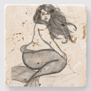 Dessous-de-verre En Pierre Sirène Coster