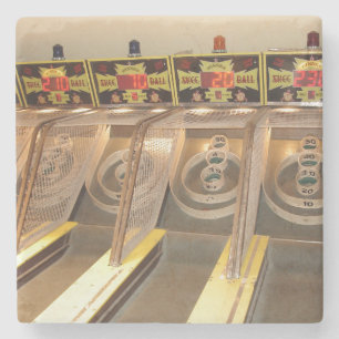 DESSOUS-DE-VERRE EN PIERRE SKEE BALL !