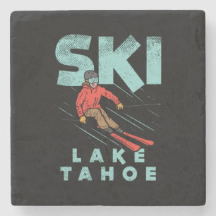 Dessous-de-verre En Pierre Ski Lake Tahoe