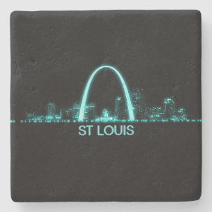 Dessous-de-verre En Pierre Skyline de Saint-Louis