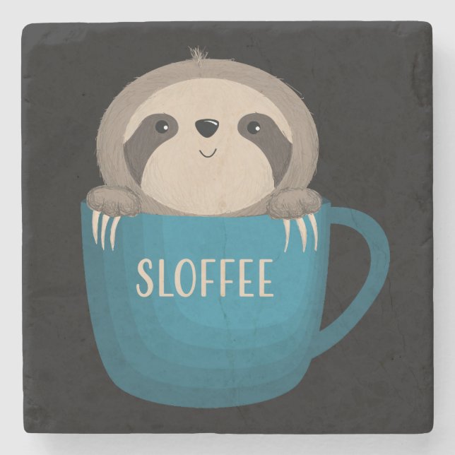 Dessous-de-verre En Pierre Sloffee ! (Devant)