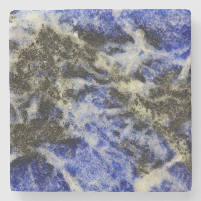 Dessous-de-verre En Pierre Sodalite bleue (Devant)